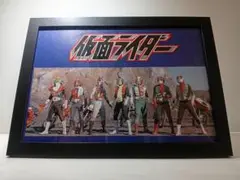 特撮ヒーローちらし32枚+「栄光の7人ライダー」フォトフレーム