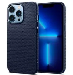 シュピゲン iPhone13Pro ケース リキッドエアー カバー ネイビーのサムネイル