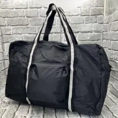 アニエスベーボヤージュ ボストンバッグ 2way 折りたたみ ナイロン 黒