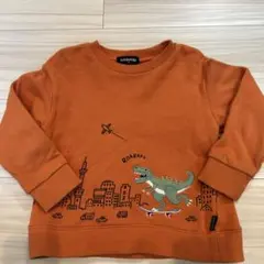 klädkäp（クレードスコープ）の恐竜アップリケトレーナー 110