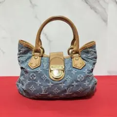 ✨美品✨LOUIS VUITTON プリーティ デニム モノグラム ハンドバッグ