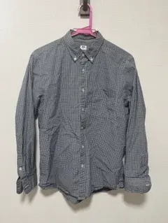 UNIQLO チェック柄 ボタンダウンシャツ M
