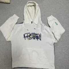 Vaundy ロゴフーディー FUSION ホワイト×デニム Mサイズ 白 Vaundy ロゴフーディー FUSION ホワイト×デニム Mサイズ 白 商品