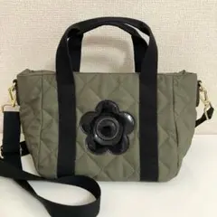 《美品》マリークワント　トートバッグ　2way キルティングショルダートート