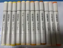 コピック　スケッチ　黄色系　12本セットのサムネイル