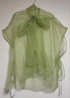 FACETASM ファセッタズム　シースルーリボントップス　イエロー　⭐︎