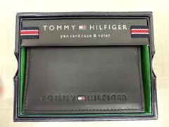 【新品未使用】TOMM HILFIGERカードケース/名刺入BK レザー 箱入