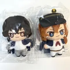文豪ストレイドッグス　アート展　ぬいパル　中也　太宰　ぬいぐるみ　ART 文豪ストレイドッグス アート展 太宰治 中原中也 ぬいパル ART - メルカリ