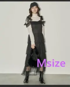 【新品】TITTY&CO. リボンティアードワンピース　Ｍ