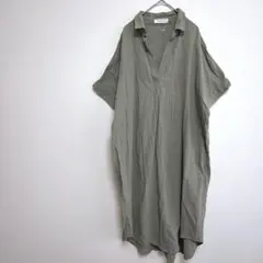 a1650 and it_ アンドイット シャツワンピース スキッパー 綿のサムネイル