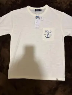 新品 POLO BCS スラブプリントポケ付Tシャツ M