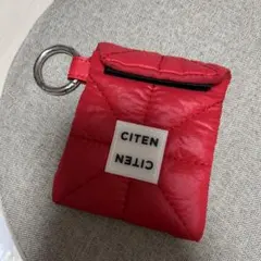 CITEN キルティングポーチ レッド