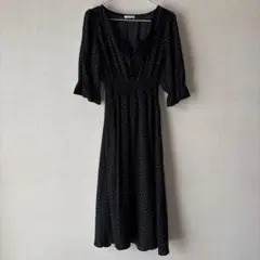 ロングワンピース半袖