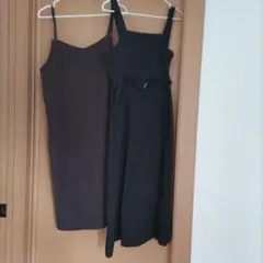 レディースジャンパースカート2着セット