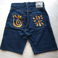 た*ん様 evisu 白 大黒 ハーフパンツ 30インチ evisu 白 大黒 ハーフパンツ 30インチ