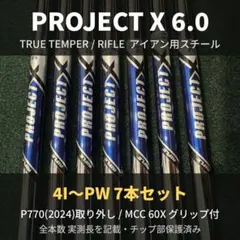 PROJECT X 6.0 アイアン用シャフト 4I〜PW 7本セットのサムネイル