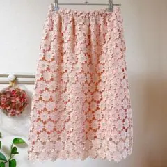 クチュールブローチ 花柄レーススカート Mサイズ