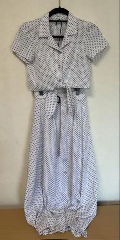 RADYAZEL 開襟シャツ×フロントボタンスカートセットアップ レディアゼル