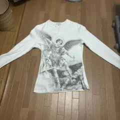VALLAD 天使プリントサーマルM valladサーマル即完io着用VALLAD V.HENRY NECK L/S - メルカリ