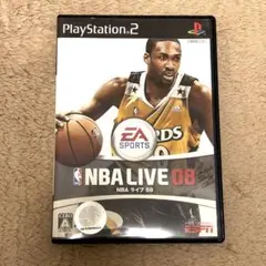 プレイステーション2　EA　NBAライブ08　中古品