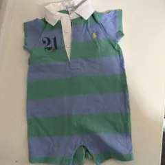美品！Ralph Lauren ポロロンパース 6M