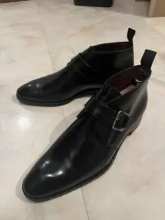 【極美品】カルミーナ シングルモンクブーツ トレーディングポスト別注 黒のサムネイル