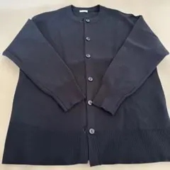 GU オーバーサイズクルーネックカーディガン(長袖) Lサイズ