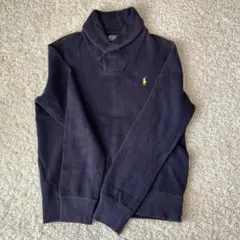 ポロ ラルフローレン トレーナー スウェット S 刺繍 ネイビー