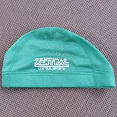 CENTRAL SPORTS製水泳帽、緑、サイズL