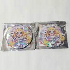 わんだふるぷりきゅあ ブルジュラ ホログラム缶バッジ わんぷり キュアフレンディ