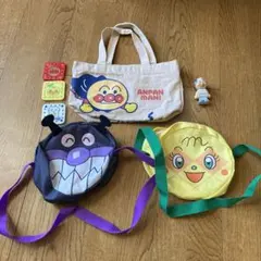アンパンマン バッグ フィギュア パズル　キーホルダー