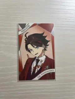 にじさんじ 7周年 ランダムチェキ風カード 三枝明那 サイン付き