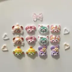 No.863 ダッフィー&フレンズ ネイルパーツ 7個 - メルカリ