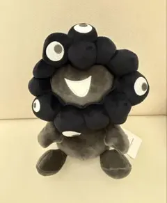 EXPO2025 黒 ミャクミャク お手玉風ぬいぐるみ　Mサイズ