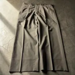 Aquascutum 2タックスラックス W91 日本製 ワイドシルエット