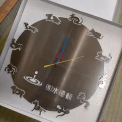 【着払い‼️】２５秒あたりから動きおかしいです‼️干支 掛け時計 こわれてます