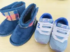 ニューバランス 996 スニーカー＆ハリスツイード　ブーツ