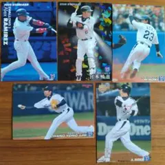 ヤクルトスワローズ選手カード5枚セット2005〜2008年