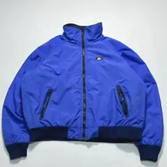 80s ウールリッチ USA製 ウォームアップジャケット XL 青系 7858