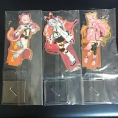猫又おかゆ 兎田ペこら 博衣こより オーロラアクリルスタンド 3個 一番くじ ①