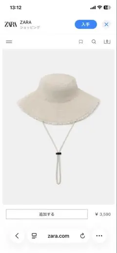 zara ハット