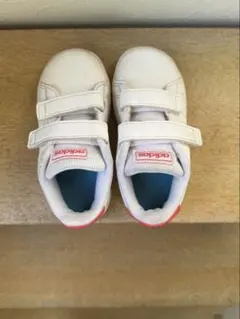 adidas ホワイト/ピンク　 スニーカー ベルクロ