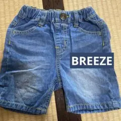 BREEZE デニム　ハーフパンツ　80サイズ
