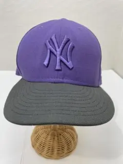 NEW ERA ニューヨーク・ヤンキース キャップ パープル 59FIFTY