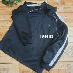 IGNIO ブラック ジャージ ジャケット上のみ　Мサイズ　アウター