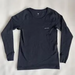 mont-bell アンダーシャツ　ラウンドネック S ダークグレー