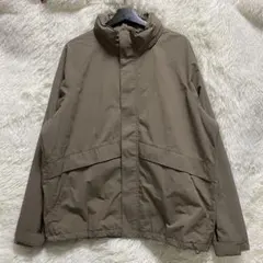 美品　UNIQLO ユニクロ　ウインドプルーフスタンドブルゾン　ブラウン　XL