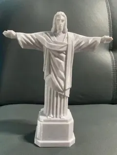Cristo Redentor ホワイト キリスト像 3Dプリント 置物