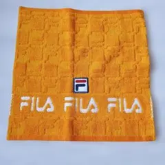FILA タオルハンカチ オレンジ色のサムネイル