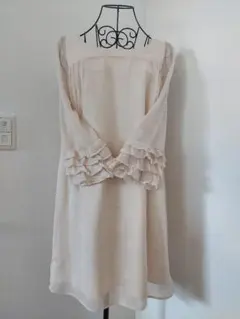 Mサイズ上品可愛いストレートワンピース